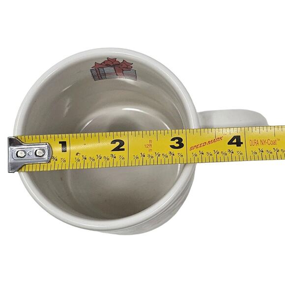 1992 Susan Winget Christmas Village Coffee Mug Tea Cup Snowman Christmas Tree - Picture 7 of 7